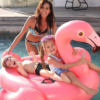 ružičasti flamingo,napuhavanje flaminga,bazenski plovak,flamingo za vodu,ljetni plovak,plovak za bazen,zabavne igračke za vodu,plovni objekti,kreativni plovak,flamingo dizajn,dekoracija za bazen