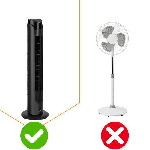 samostojeći stupni ventilator s daljinskim upravljačem 45w (2)